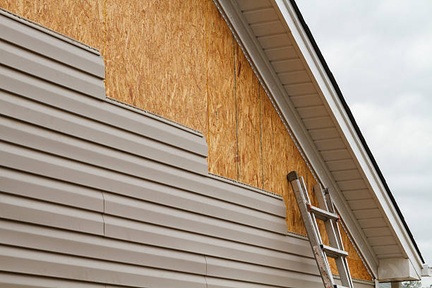 Professional Siding Repair technician working in Fayetteville, NC